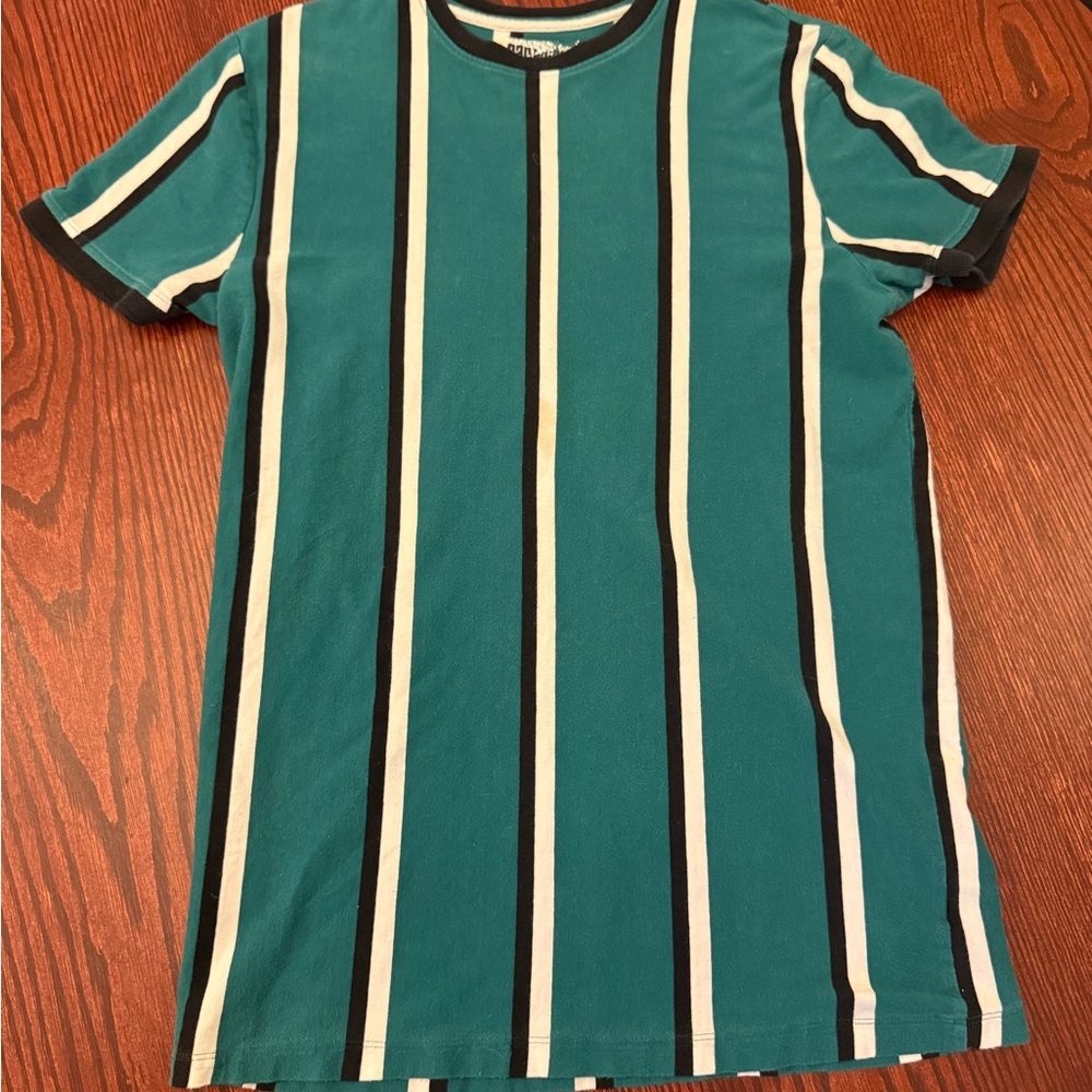 Striped Teal T-Shirt
